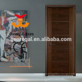 CE bedroom flush walnut veneer wood doors interior